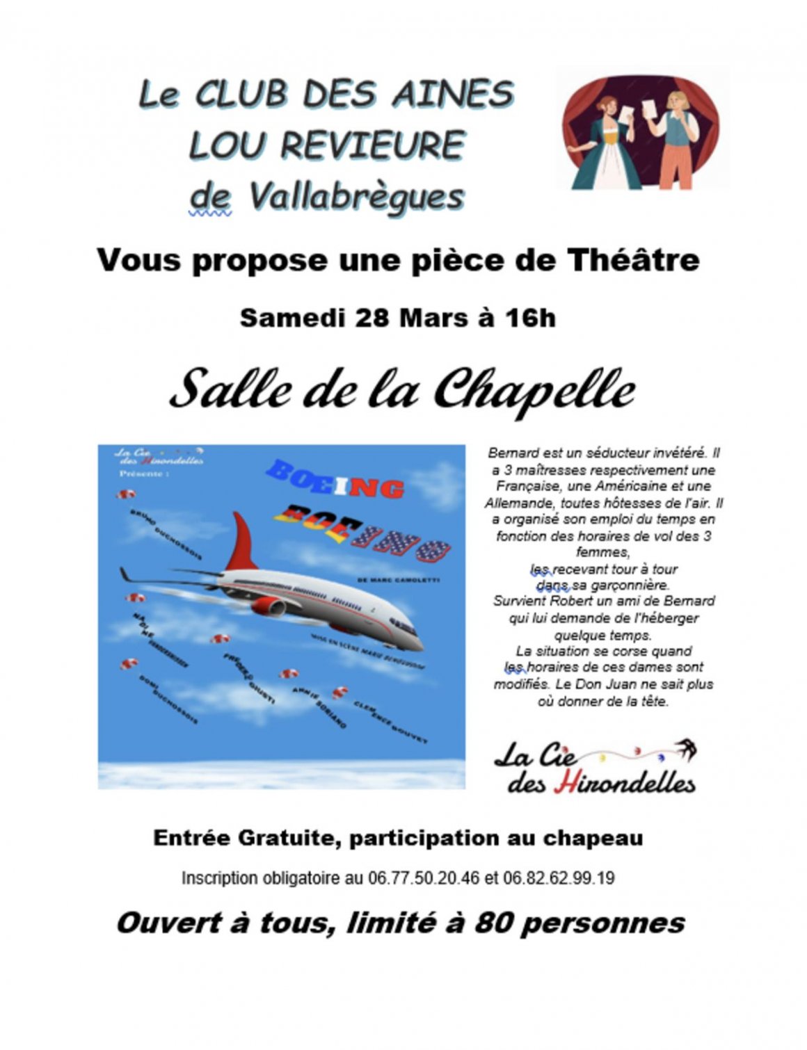 Lou Revieure propose une pièce de Théâtre
