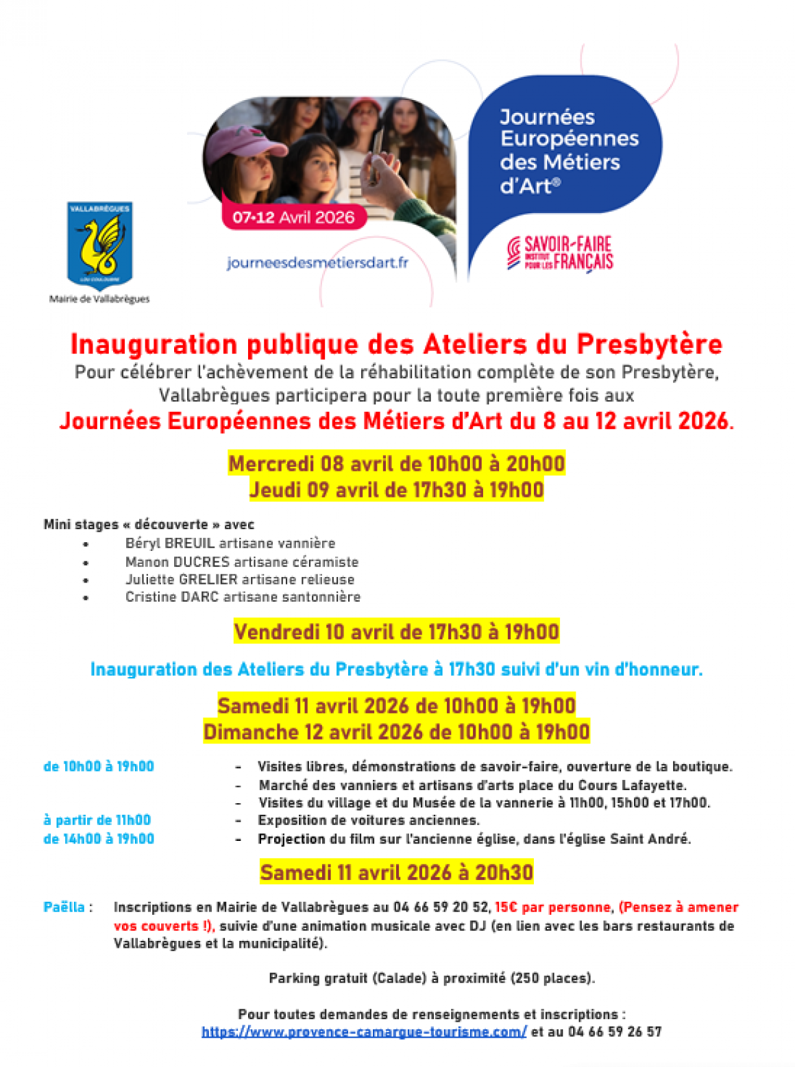 Journées Européennes des Métiers d'Art